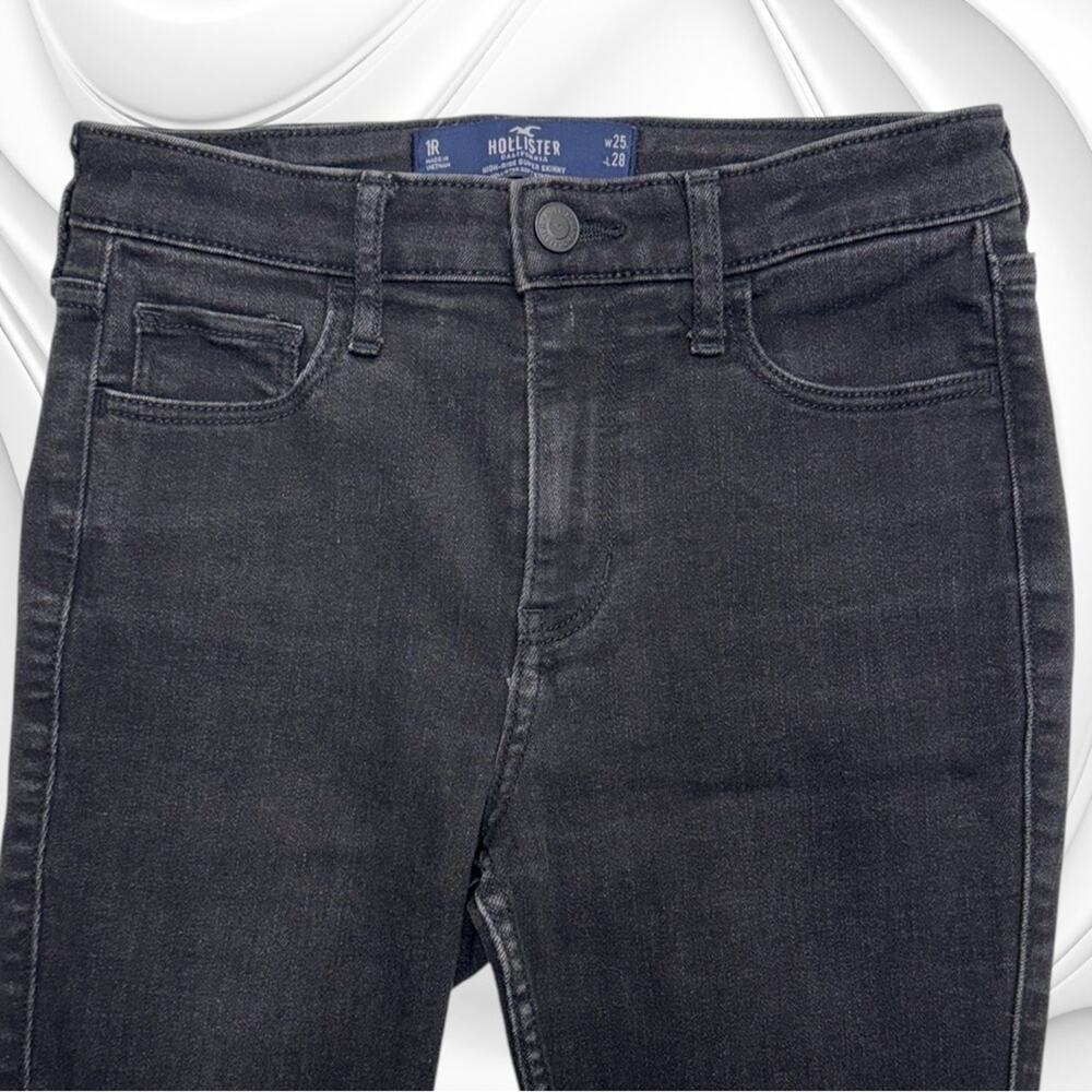 HOLLISTER Women’s 1R Black HIGH RISE SUPER SKINNY Jeans